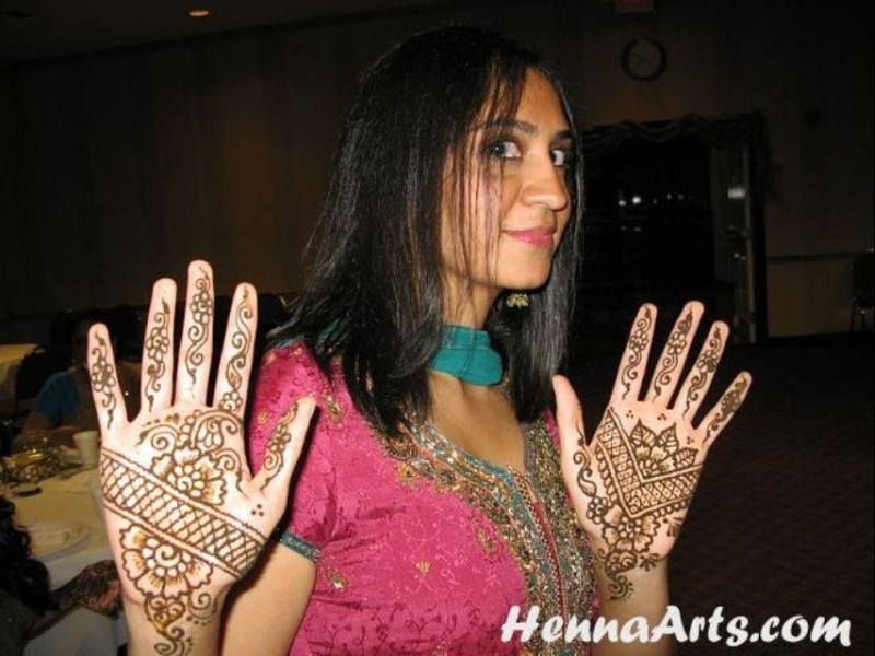 Don't come close, I have some henna on my hands