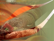 Elegant Henna tattoo design