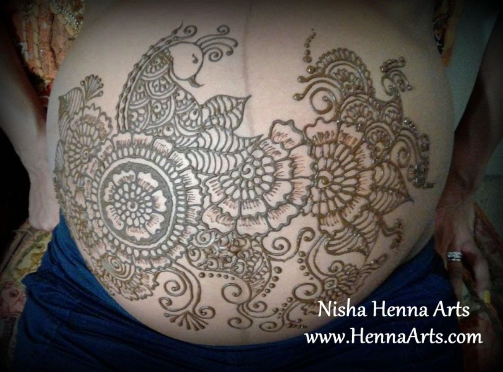 babyshower henna for expecting mother