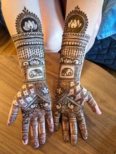 Wedding henna with natural ingredients which is safe for any skin