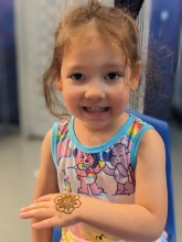 Henna on the elementary school event