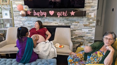 henna for a baby shower by Nisha Henna Arts  Austin