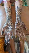 bridal henna in Austin by artist - Nisha Henna Arts