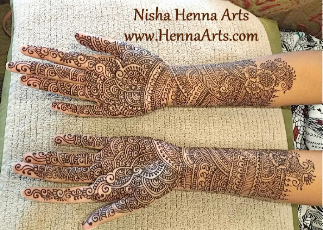 Bride henna design from wedding gallery of Nisha Henna Arts, Austin