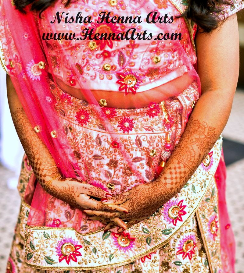 Wedding henna design ideas and mehndi inspirations for a bride by Nisha Henna Arts