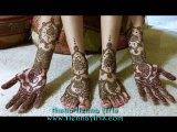 Beautiful henna designs for bride hand and feet