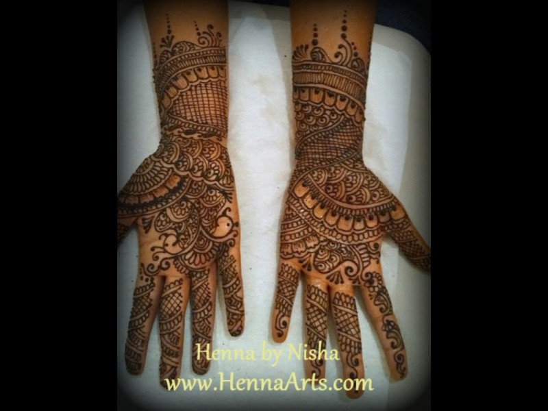 traditional bridal henna patterns