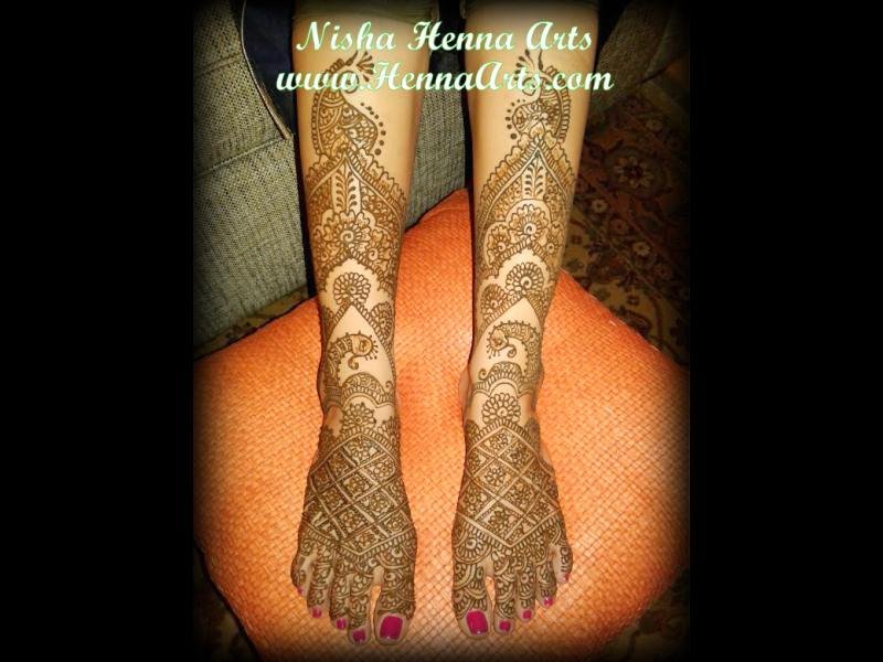 Wedding henna designs for bride by Nisha Henna Artist